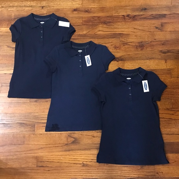 Girls Set of 3 Old Navy Blue School Uniform Polo Shirt Tops NWT
Size Small 6 - 7 - Picture 3 of 16